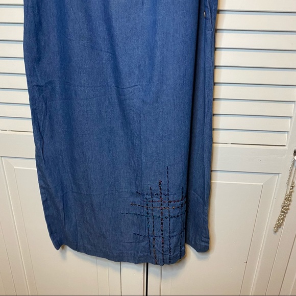 VINTAGE KORET CITY BLUES DENIM DRESS - Picture 6 of 9
